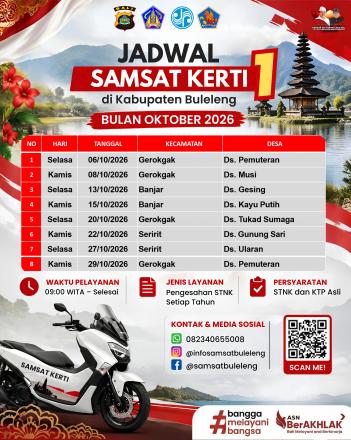 PENGUMUMAN LAYANAN SAMSAT KERTI